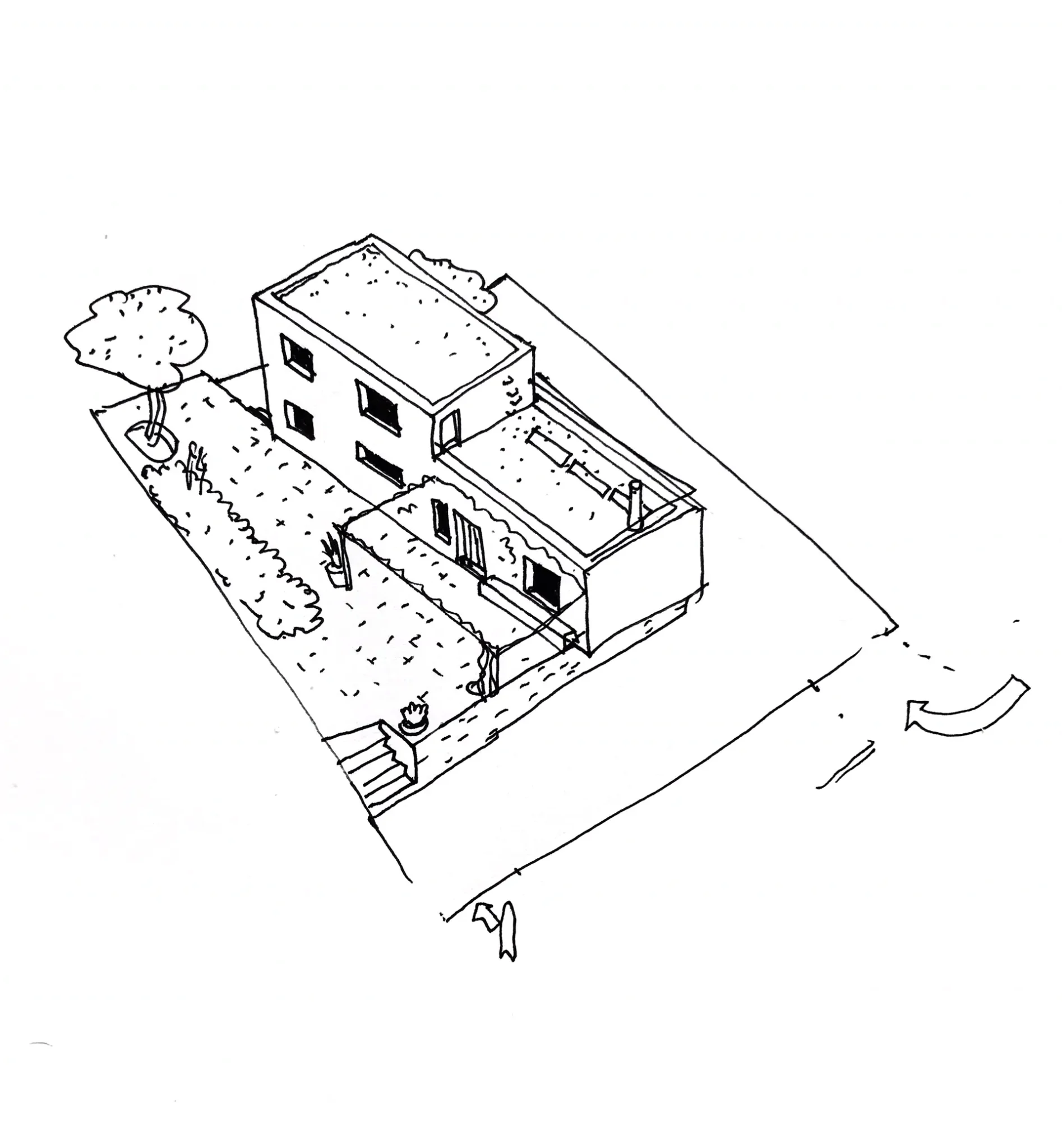Obra de la casa de balas de paja en Churriana (Málaga)